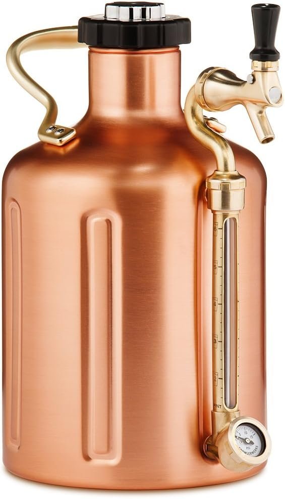 uKeg Copper uKeg Carbonated Growler-Great Gift for Beer Lovers