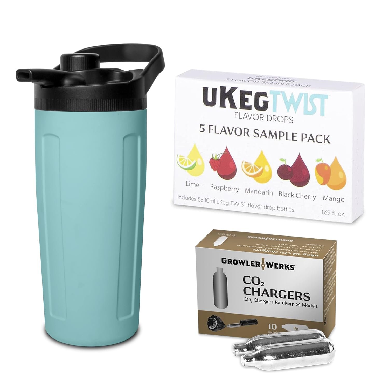 Includes Seafoam uKeg Twist Tumbler